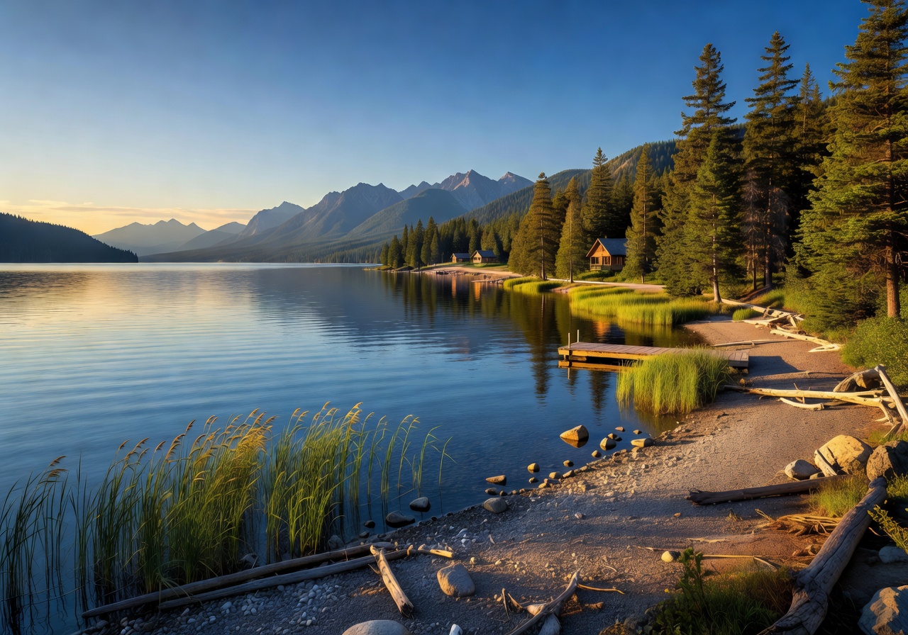 Lakeside view useful for travel tips article